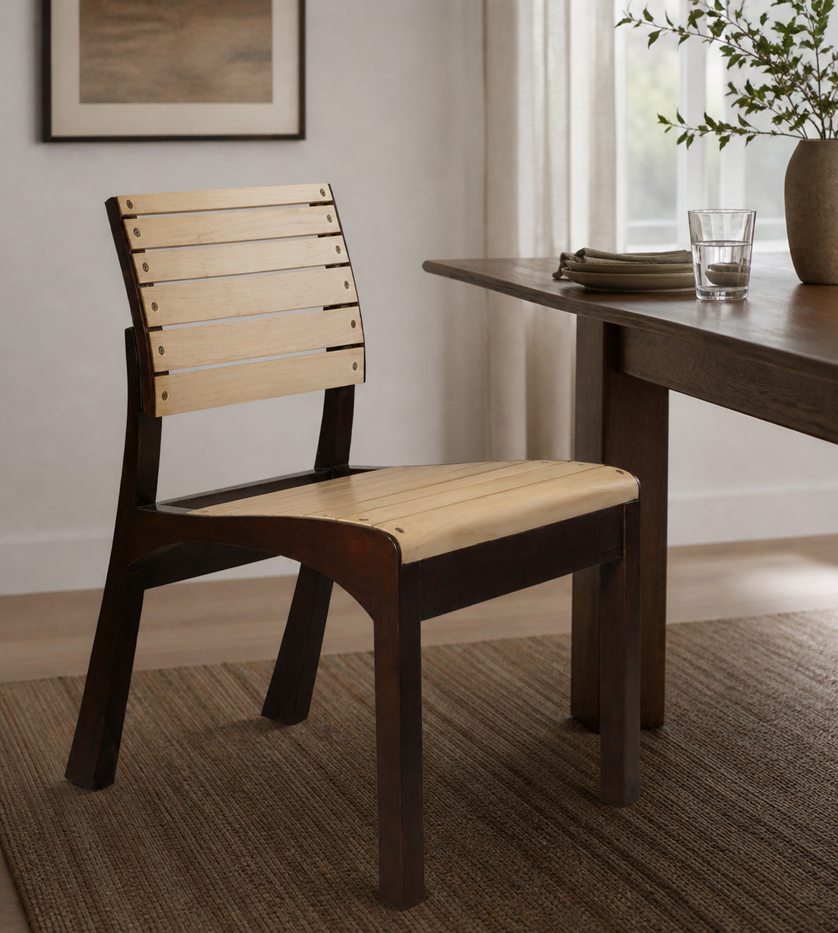 Adaptive Slat Chair by K Fisher Designs